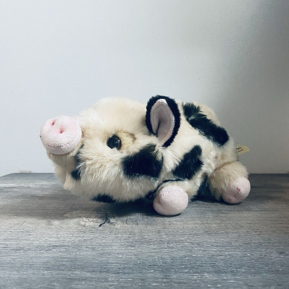 Pot-bellied Piglet Plush Pig Spotted Miyoni by Aurora Pig Stuffed Animal